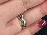 Lia Sophia Silver Ring 63687 Size 7 New With Tags!!! - RealThreads
